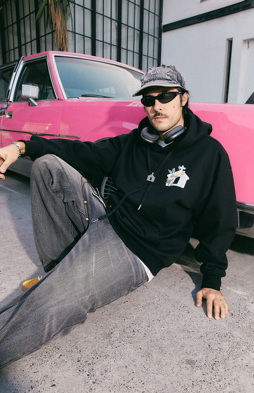 Худи DONSMOKE "Flower Logo" Loose fit Hoodie