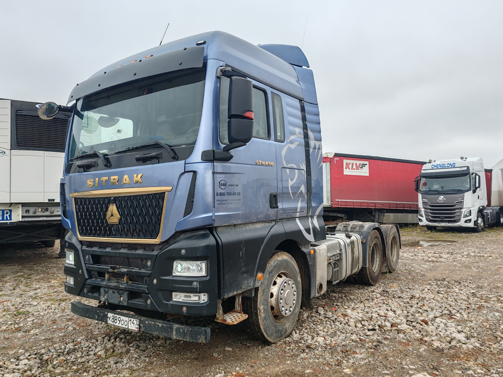 SITRAK C7H 6x4 Седельный тягач ZZ4256V364HE (Дизельный, 12,4 л, 480 л.с., АТ)