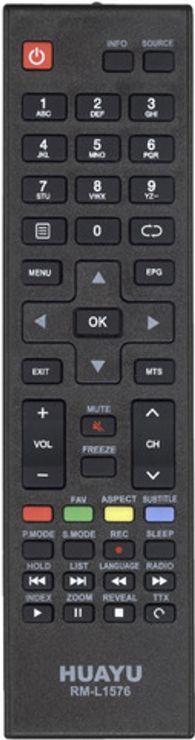 Пульт ДУ для Daewoo SMART TV RM-L1576 универсальный пульт корпус RC-403BI