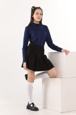 Джемпер для девочки Скул-3 Виотекс ТЁМНО-СИНИЙ