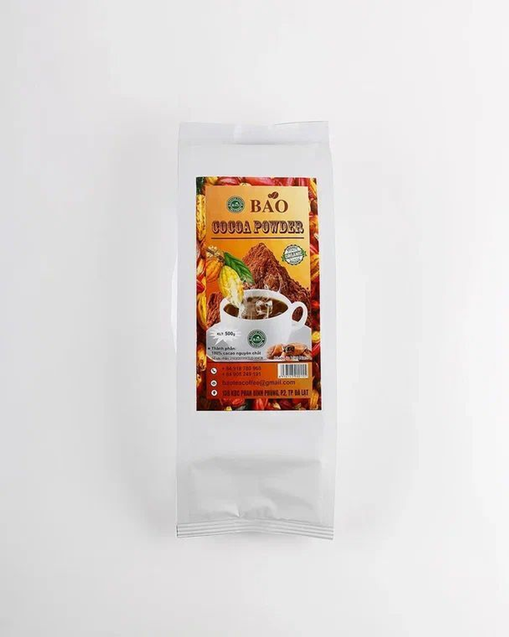 Натуральное вьетнамское какао BAO - Сocoa powder - Какао-порошок 100% 500 грамм