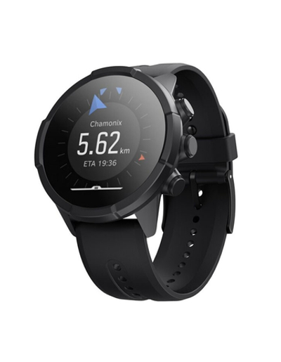 Ремешок 24 мм Elegant для Suuntu 9 Baro, Suuntu 7, Suuntu Spartan Sport силиконовый (Черный)