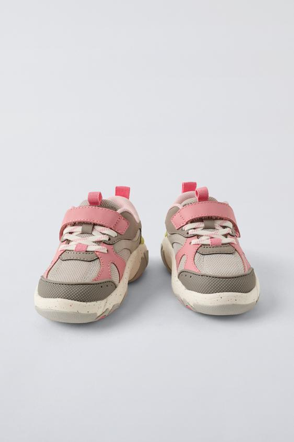 ZARA РАЗНОЦВЕТНЫЕ КЕДЫ, СЕРЫЙ