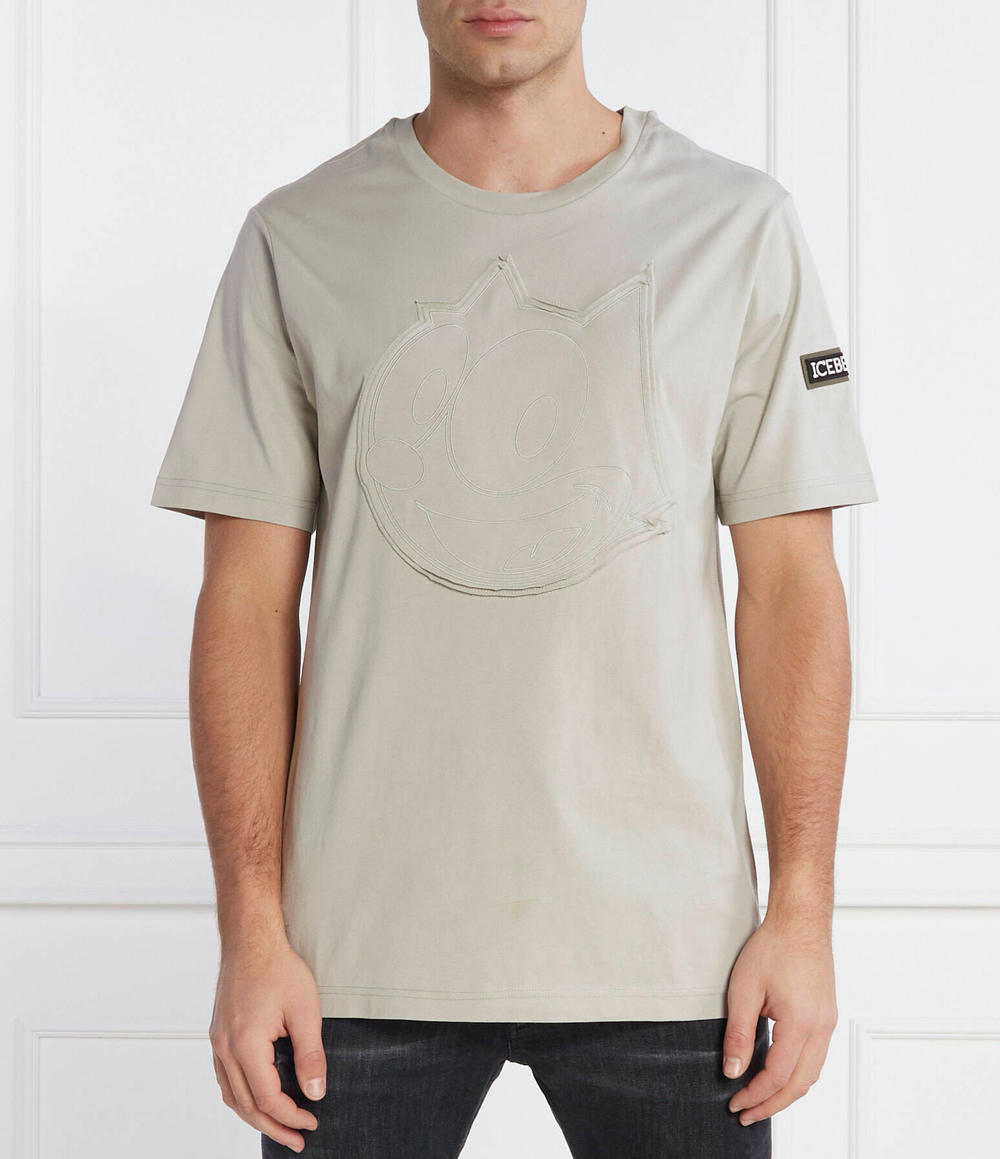 Футболка Iceberg - пепельный(242 I1P F022 6327)