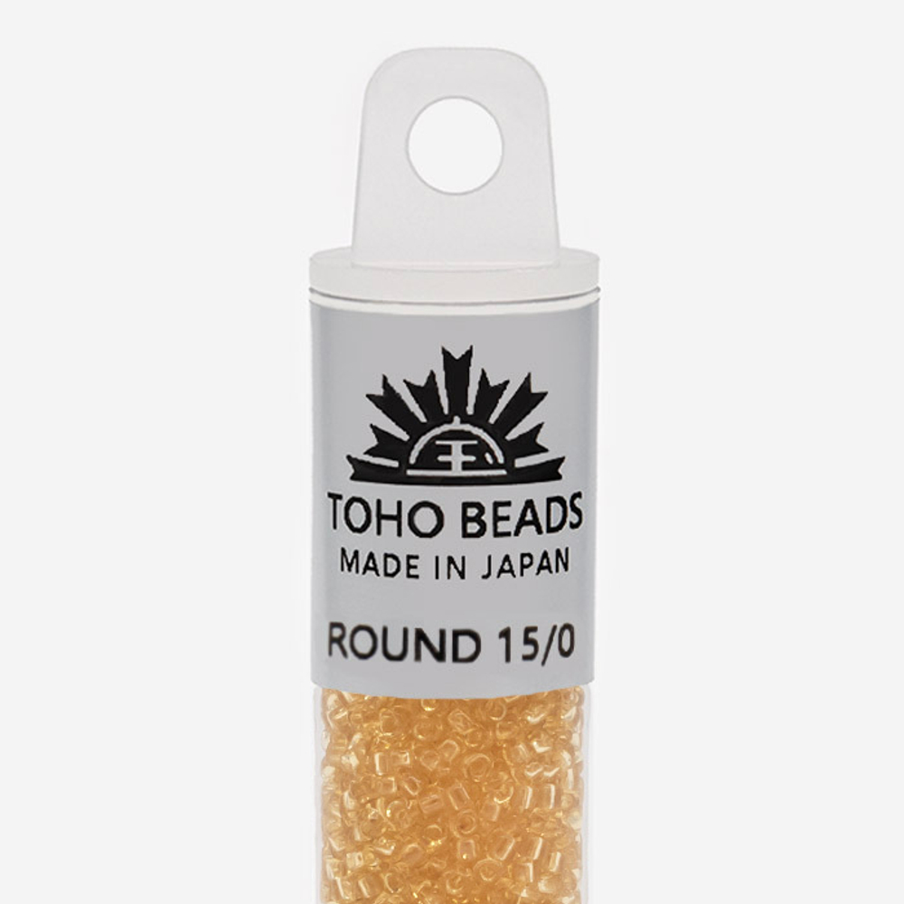 Японский бисер TOHO Round 15/0 (№2), прозрачный