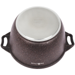 Кастрюля 2л со стекл. крышкой, АП линия «Granit Ultra Induction» (red)