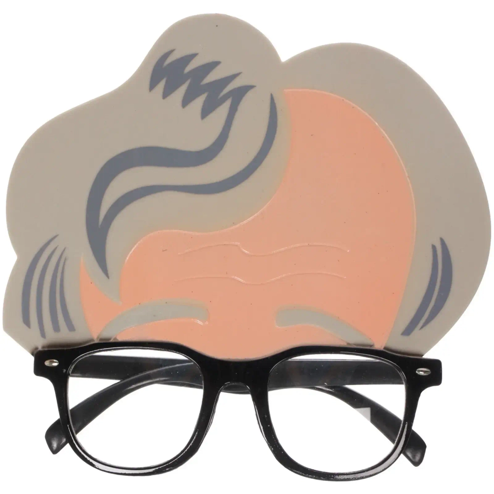 Очки карнавальные «Седой дедушка» 17*16 см