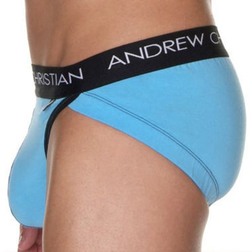 Мужские трусы брифы Andrew Christian Flashlift Brief Pro Aqua AC42