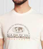 футболка s-macas ss Napapijri - бежевый(NP0A4H2H)