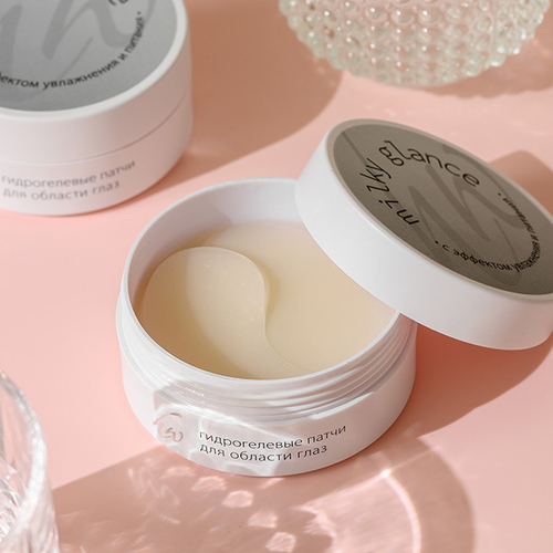 Гидрогелевые патчи с эффектом увлажнения и питания Premium Homework Milky Glance 60шт