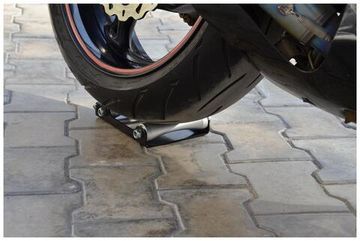MaxShine Motorcycle Wheel Roller Stand for Tire Cleaning & Chain Lubrication