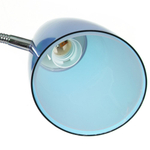 Светильник настольный на подставке, E27, 40 Вт, синий, SPE17156-17L