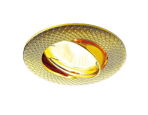 Встраиваемый точечный светильник 730 GD золото MR16