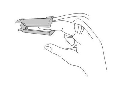 Датчик пульсоксиметрический взрослый "прищепка"  м.1509