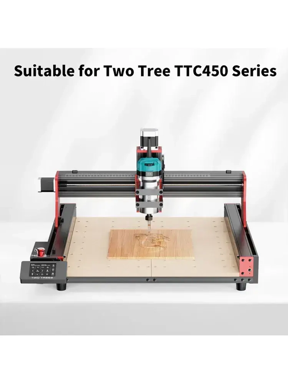 Twotrees 800 Вт шпиндельный фрезерный двигатель, совместимый с TTC450 Pro, для резки и гравировки металла, ЧПУ-станок по дереву, высокоскоростной шпиндель для резки металла