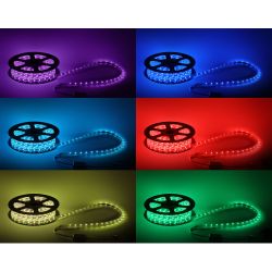 Светодиодная лента ЭРА LS5050-7,2-30-220-RGB-IP67-20m многоцветная | Светодиодные ленты 220В и аксессуары