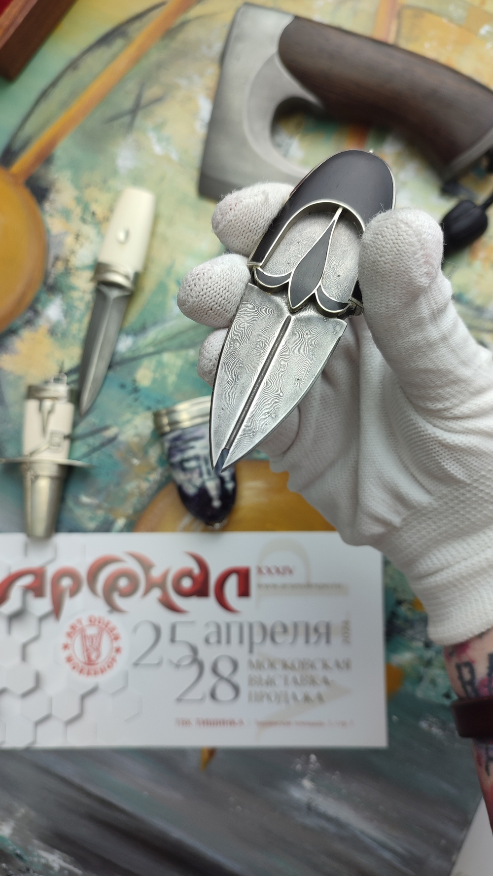 Коллекция кастомных ножей art custom knives Авторские работы оружейника [Тимофеева Валентина] | cервис подарков №1 Art Queen shop