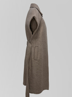 Жилет удлиненный 2939 с люрексом на поясе