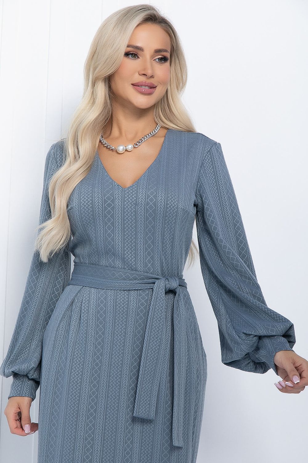 Платье Безупречный силуэт (серое) П11376 LT Collection (Акция)