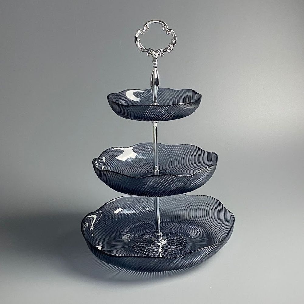 Lenardi 200-160 Трехъярусная этажерка в под.уп.(х12)Стекло