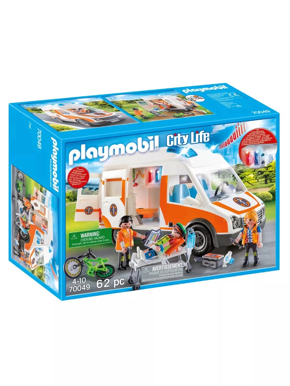 Конструктор Скорая помощь Playmobil 70049 (свет, звук)