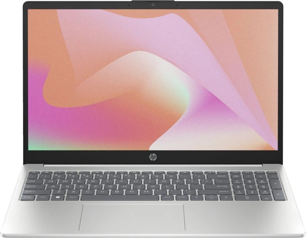 Ноутбук  HP 15-fc0018nq 15.6 ", Ryzen 5, 16 Гб RAM, 512 Гб SSD, Radeon 610M, Серебристый