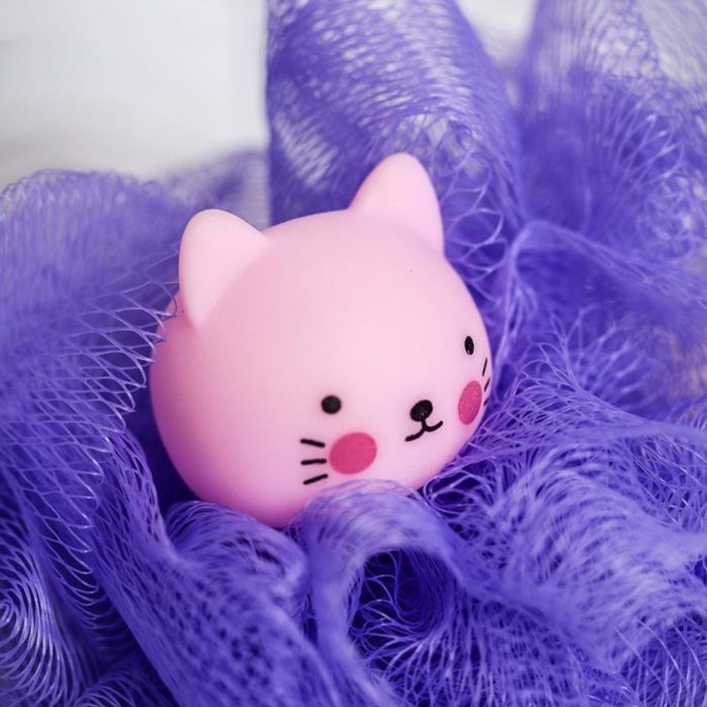 5057899 Мочалка детская для купания "Котенок"