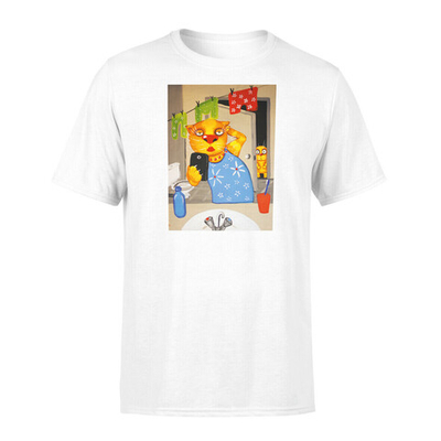 Футболка "Селфи в ванной"