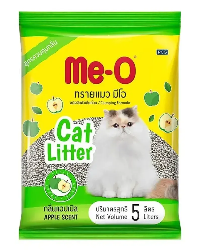 Me-O Наполнитель Комкующийся Яблоко