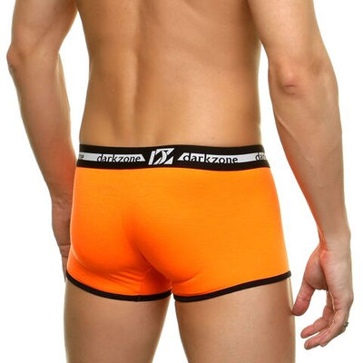 Оранжевые хлопковые трусы-боксеры (Размер: XL) (Цвет: оранжевый)