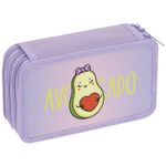 Пенал 3 отделения, 190*110 ArtSpace "Avocado", ткань