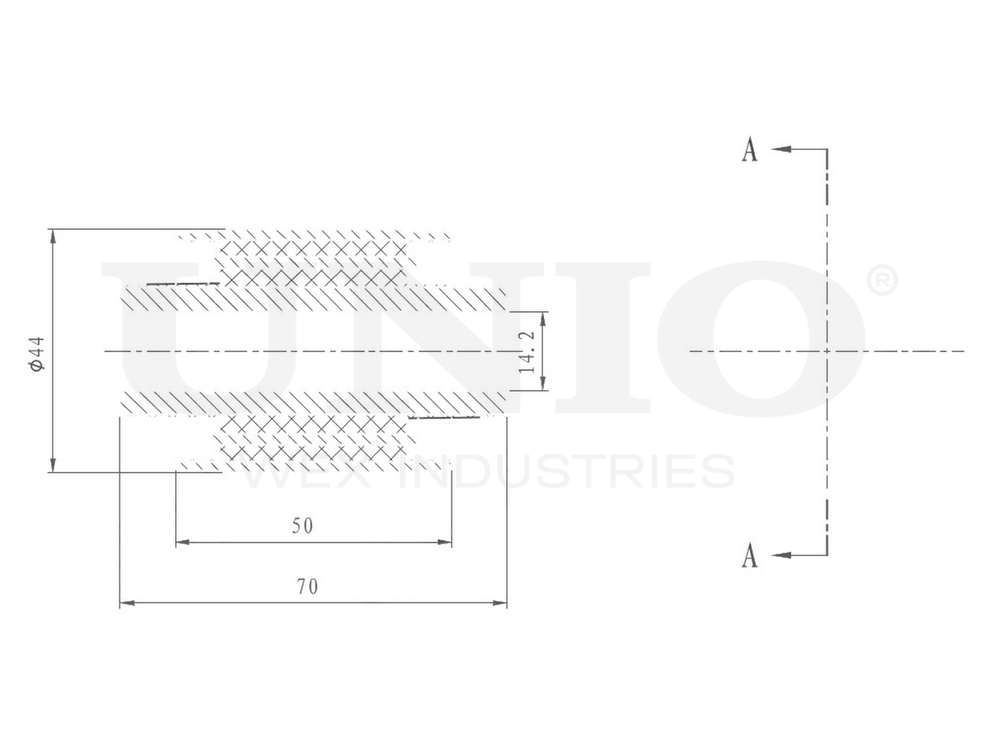 Сайлентблок внешний заднего нижнего рычага UNIO RMP-20213