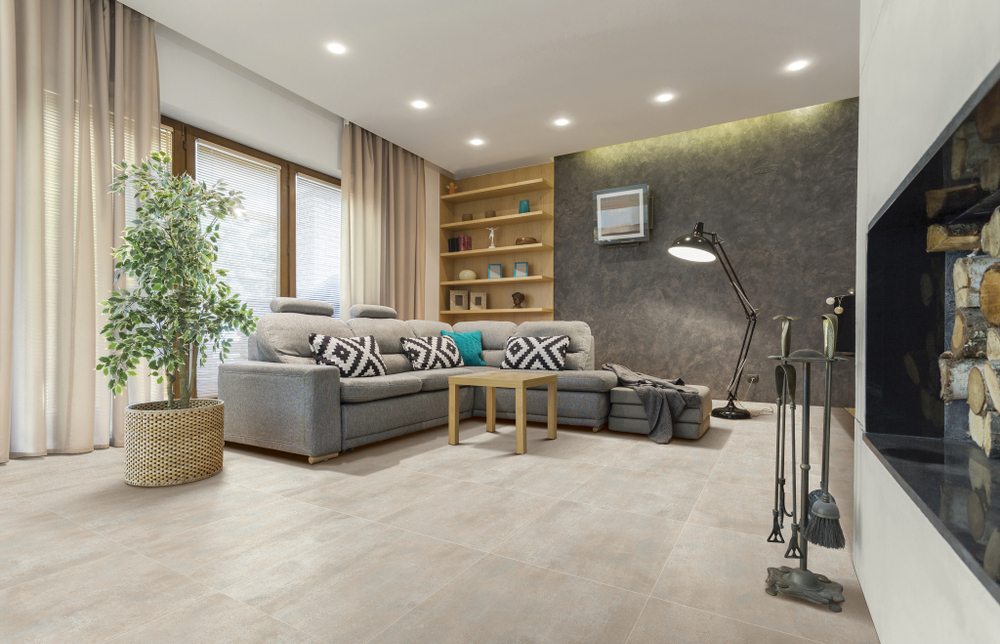 Керамогранит Arcadia Ceramica Elite Mist 60x60 см 1.44 м² лаппатированный цвет бежевый