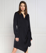 платье crepe knotted Tommy Hilfiger - темно-синий(WW0WW37325)