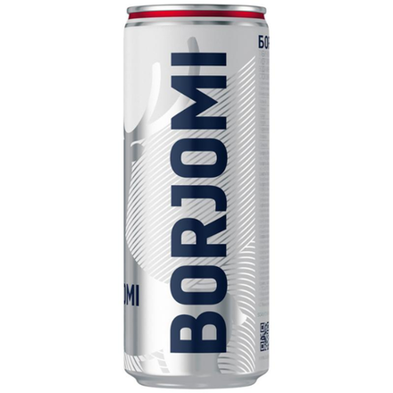 Минеральная вода Borjomi 0,33 л ж/б