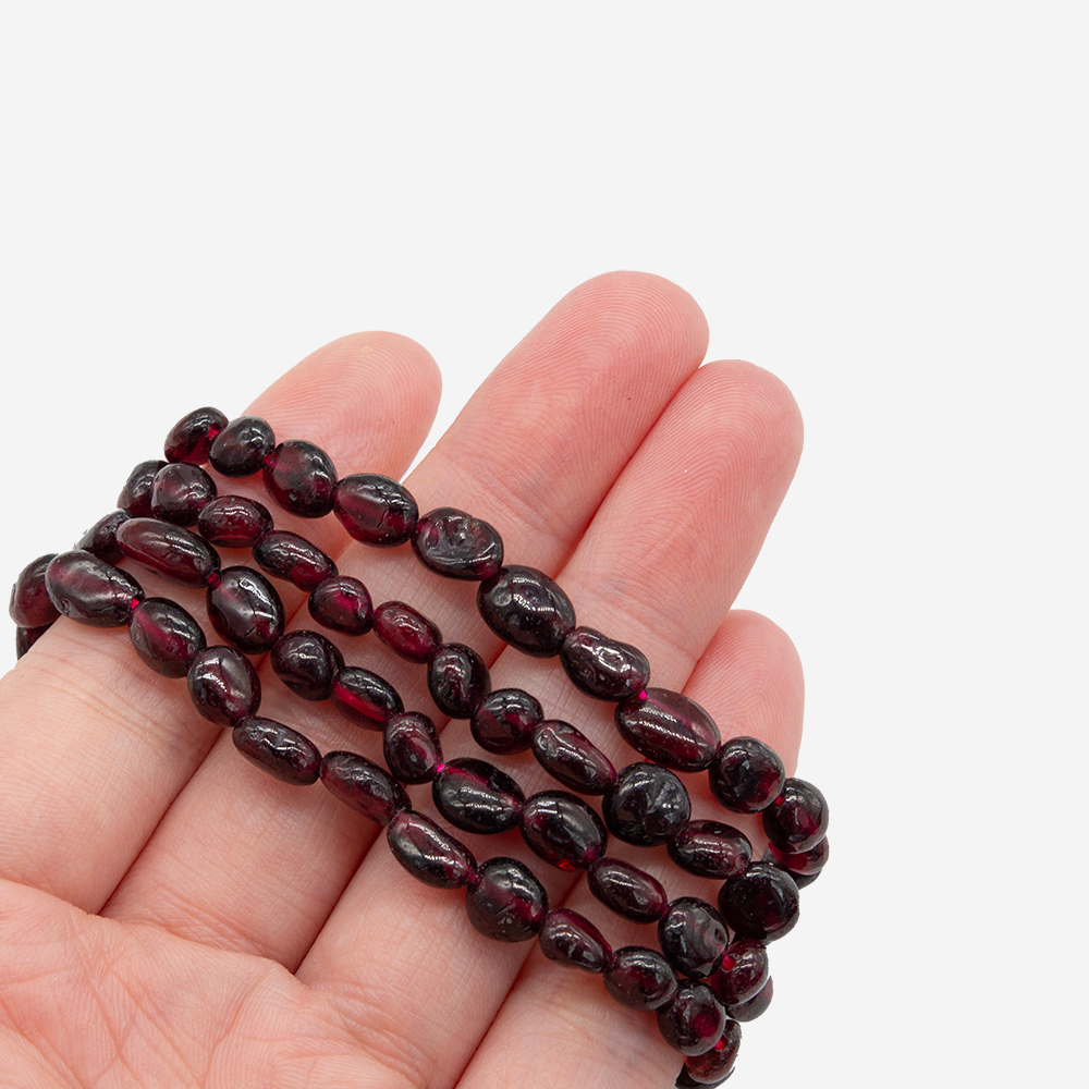 Гранат Пироп натуральный, фриформ, 4-9мм