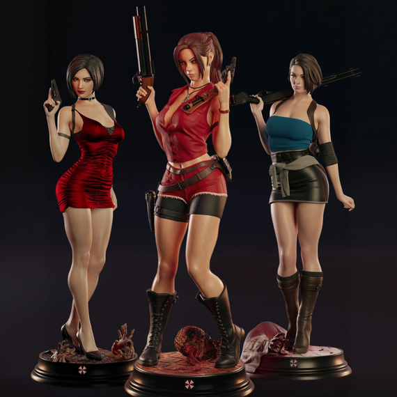 Ada + Claire + Jill set - Resident Evil