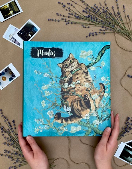 Фотоальбом на 50 магнитных листов 23х28 см, кольца VVG style ВВГ 3