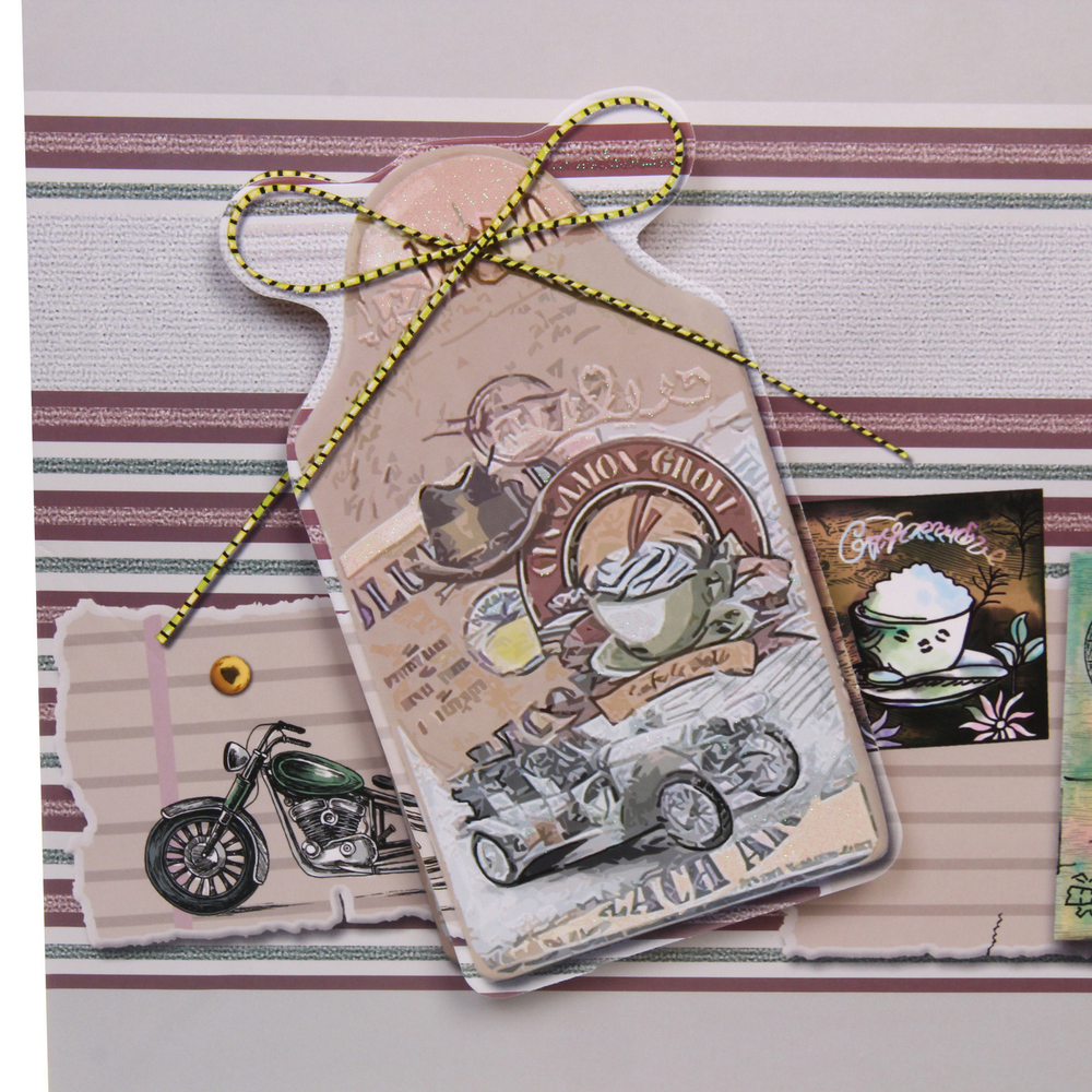 Пакет подарочный «Винтаж» 31*42*12 см, микс