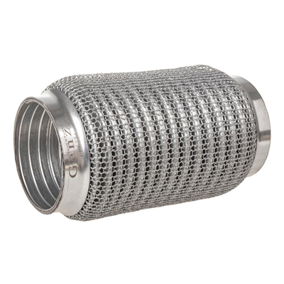 Компенсатор (гофра) выхлопной системы 3х-слойная WIRE MESH 64x150 UNIVERSAL D=64mm L=150mm GANZ GIG05324