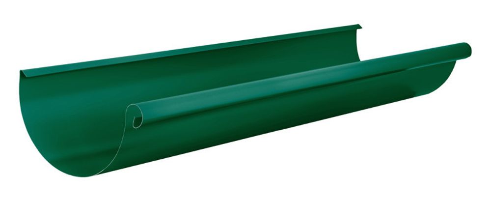 Желоб 125х2000мм RAL6005 Зеленый Мох