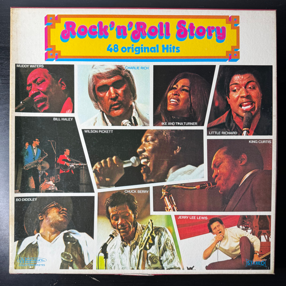 Сборник Rock'n'Roll Story 48 Original Hits 4LP (Франция 1977г.)