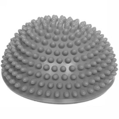 Массажная полусфера «Ежик» d-16 см, серый