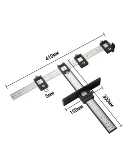 Локатор отверстий кондуктор для сверления мебельный , металл