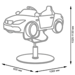 Детское парикмахерское кресло МАШИНКА 02