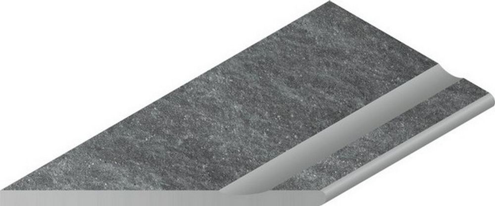 Ступень Genesis Silver Bordo Nat 30x60 Svasato Round Sx Уг.Лев.