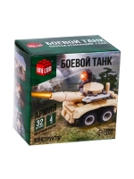 Конструктор Армия «Мини танк», 32 детали