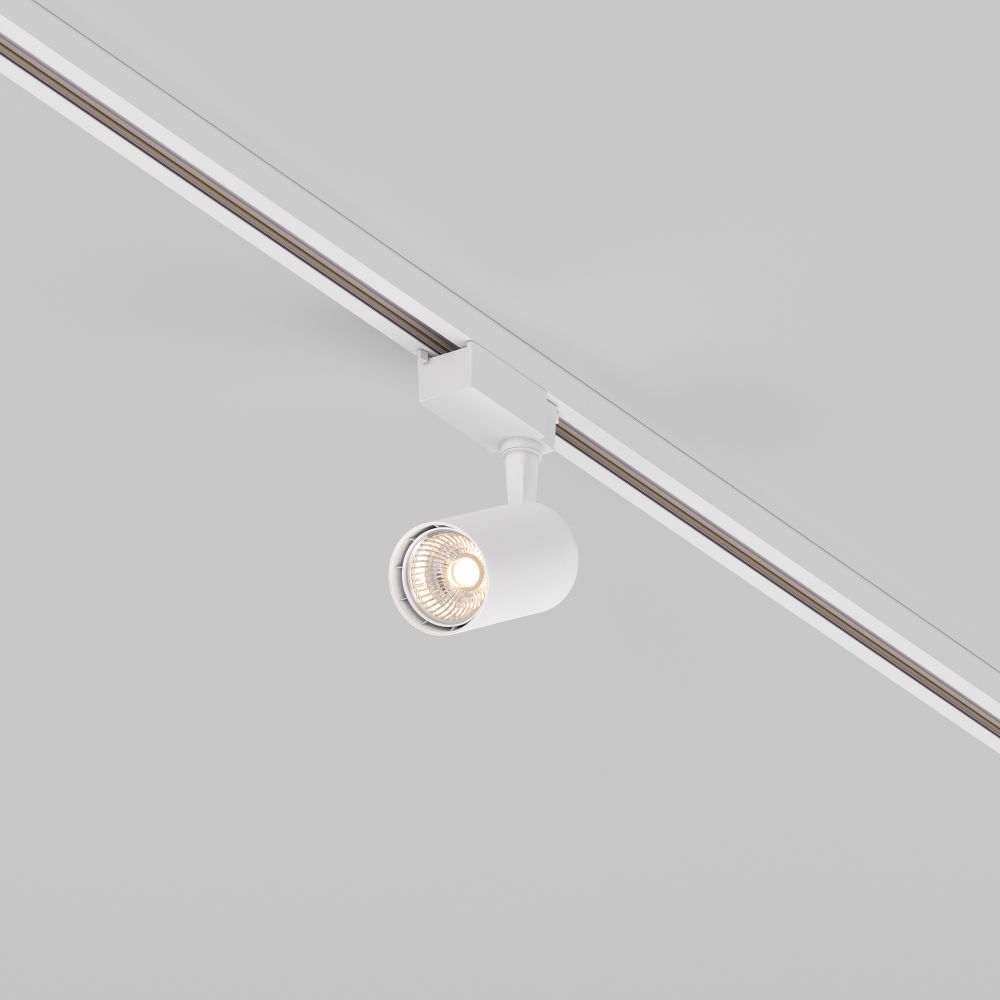 Трековый однофазный светодиодный светильник Maytoni Unity Vuoro TR003-1-6W3K-S-W