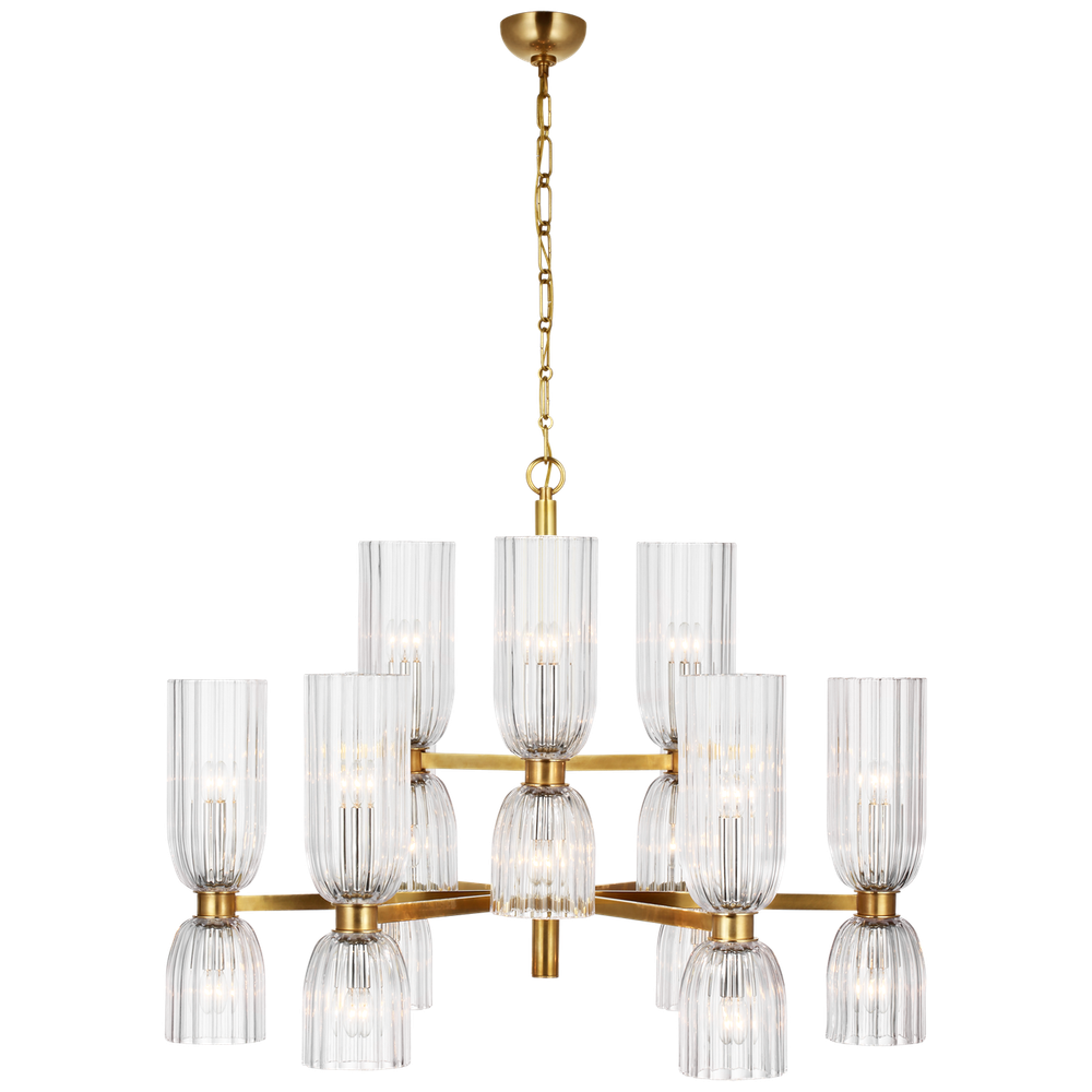 Люстра Visual Comfort Asalea Medium Two-Tier Chandelier