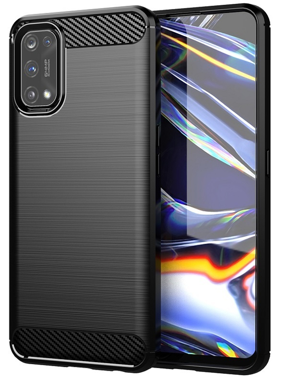 Чехол для OPPO Realme 7 Pro, серии Carbon (карбон дизайн) от Caseport